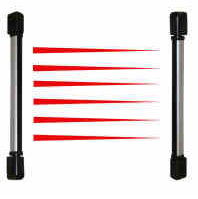 柯泰 无线有线红外栅栏报警器 六光束红外线对射探测器 红外光栅